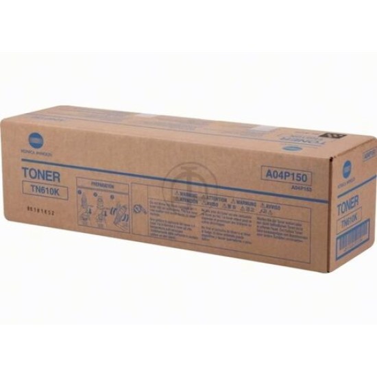 Konica Minolta TN-610K A04P150 Siyah Orjinal Toneri - C5500 / C6500 T12588 Konica Minolta TN-610K A04P150 Siyah Orjinal Toneri - C5500 / C6500 T12588