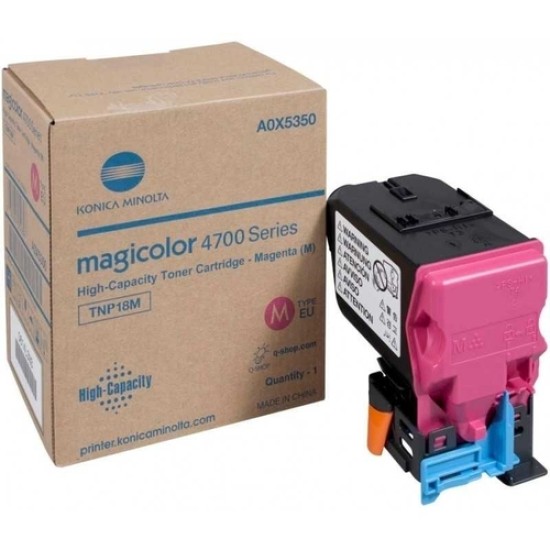 Konica Minolta TNP-18M A0X5350 Kırmızı Orjinal Toner - MC4700 / 4750DN