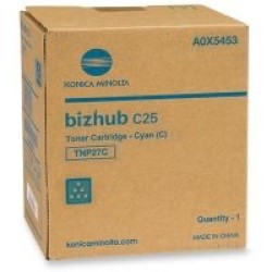 Konica Minolta TNP-27C A0X5454 Mavi Orjinal Toner - Bizhub C25 T9047