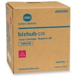 Konica Minolta TNP-27M A0X5353 Kırmızı Orjinal Toner - Bizhub C25 T9048