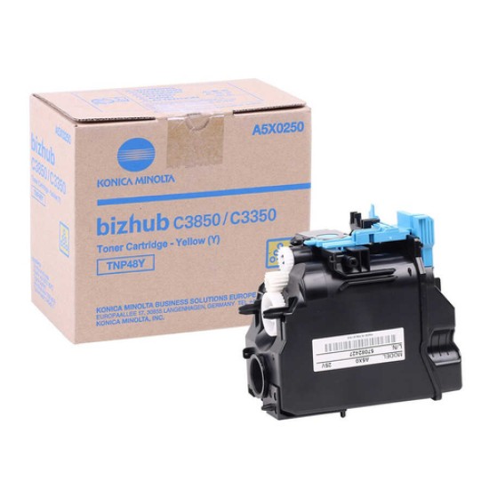 Konica Minolta TNP-48Y A5X0250 Sarı Orjinal Toner - C3850 / C3350