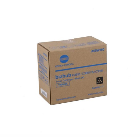 Konica Minolta TNP-49 A95W150 Siyah Orjinal Toner - C3351 / C3851 T12304 Konica Minolta TNP-49 A95W150 Siyah Orjinal Toner - C3351 / C3851 T12304