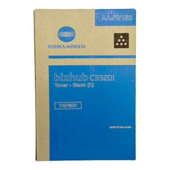 Konica Minolta TNP-80 AAJW152 Siyah Orjinal Toner - C3320i Konica Minolta TNP-80 AAJW152 Siyah Orjinal Toner - C3320i