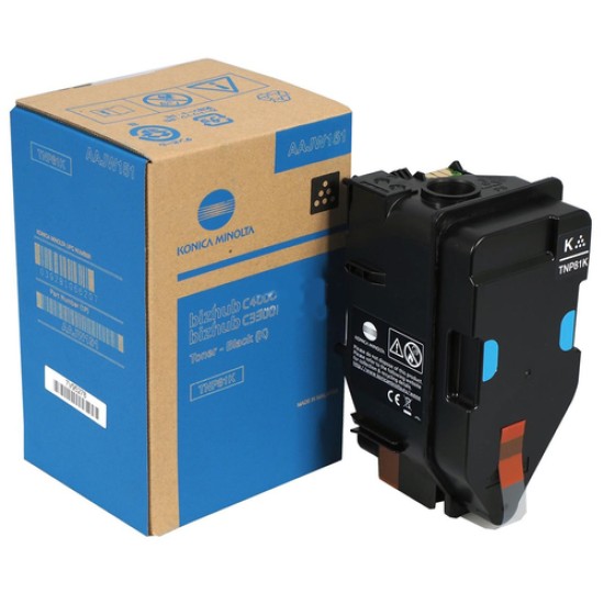 Konica Minolta TNP-81BK AAJW151 Siyah Orjinal Toner - C3300i Konica Minolta TNP-81BK AAJW151 Siyah Orjinal Toner - C3300i