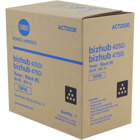 Konica Minolta TNP-90 ACTD050 Siyah Orjinal Toner - İneo 4050i Konica Minolta TNP-90 ACTD050 Siyah Orjinal Toner - İneo 4050i