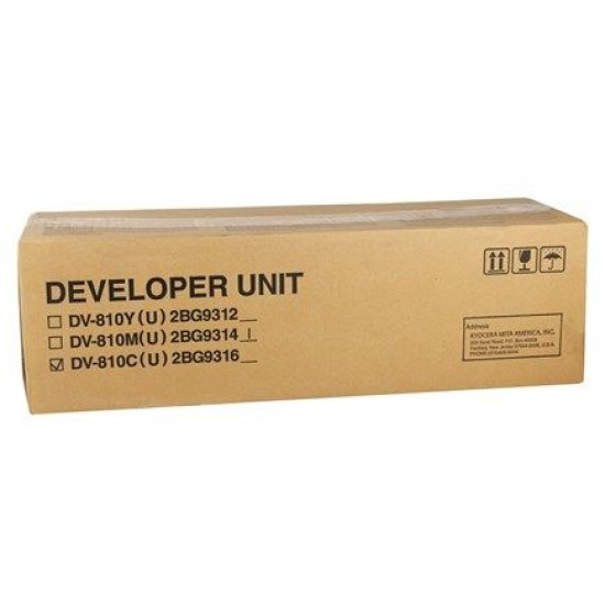 Kyocera DV-810C 302BG93155 Mavi Orjinal Developer Ünitesi - FS-C8026 T6787