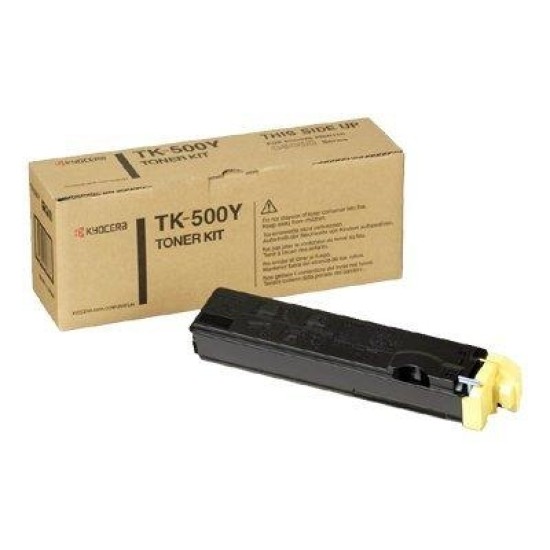 Kyocera TK-500Y 370PD3KW Sarı Orjinal Toner - FS-C5016N T3047
