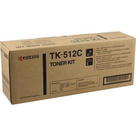 Kyocera TK-512C 1T02F3CUS0 Mavi Orjinal Toner - FS-C5020N / FS-C5025N T3050