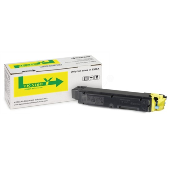 Kyocera TK-5160Y 1T02NTANL0 Sarı Orjinal Toner - Ecosys P7040cdn