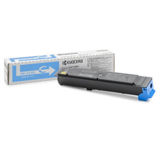 Kyocera TK-5195C 1T02R4CNL0 Mavi Orjinal Toner - TasKalfa 306Ci T7217