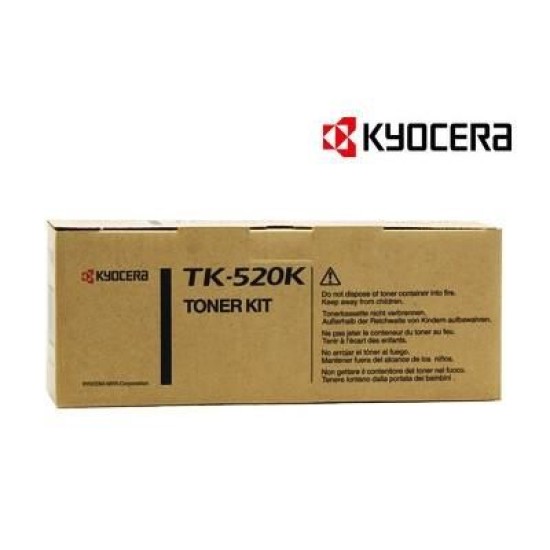 Kyocera TK-520K 1T02HJ0EU0 Siyah Orjinal Toner - C5015N T8540