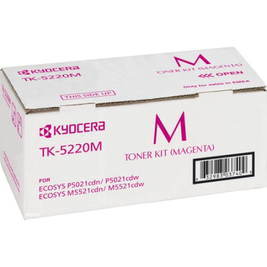 Kyocera TK-5220M 1T02R9BNL1 Kırmızı Orjinal Toner - P5021 / M5521 T9232