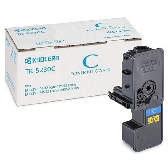 Kyocera TK-5230C 1T02R9CNL0 Mavi Orjinal Toner - P5021 / M5521 T11591