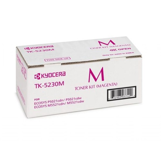 Kyocera TK-5230M 1T02R9BNL0 Kırmızı Orjinal Toner - P5021 / M5521 T11592
