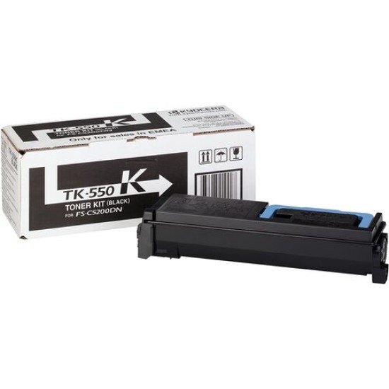 Kyocera TK-550K 1T02HM0EU0 Siyah Orjinal Toner - FS-C5200DN T14826 Kyocera TK-550K 1T02HM0EU0 Siyah Orjinal Toner - FS-C5200DN T14826