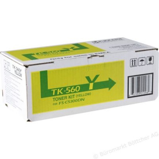 Kyocera TK-560Y 1T02HNAEU0 Sarı Orjinal Toner - FS-C5300 / FS-C5350 T5082