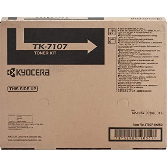 Kyocera TK-7107 1T02P80US0 Orjinal Toner - TasKalfa 3010i / 3011i T12429 Kyocera TK-7107 1T02P80US0 Orjinal Toner - TasKalfa 3010i / 3011i T12429