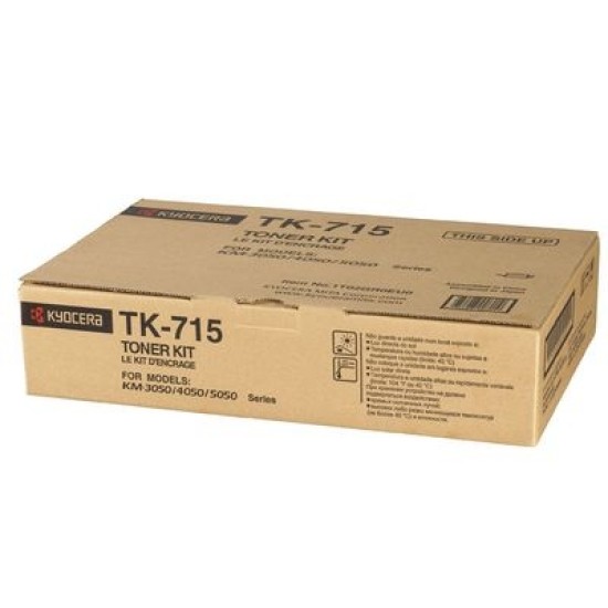 Kyocera TK-715 1T02GR0EU0 Siyah Orjinal Toner - KM-3050 / KM-4050 T5284