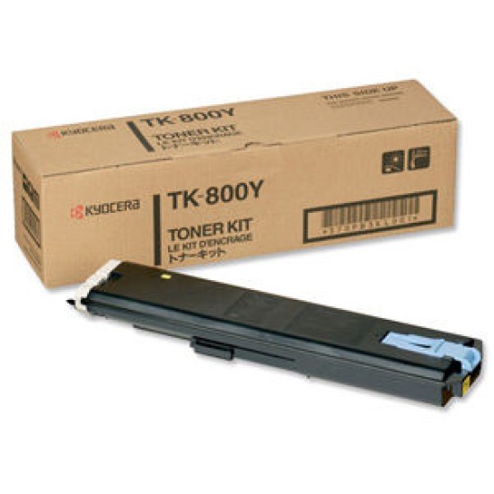 Kyocera TK-800Y 370PB3KL Sarı Orjinal Toner - FS-C8008 T6806