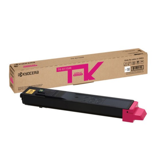 Kyocera TK-8115M 1T02P3BNL0 Kırmızı Orjinal Toner - M8124cidn / M8130cidn T11519