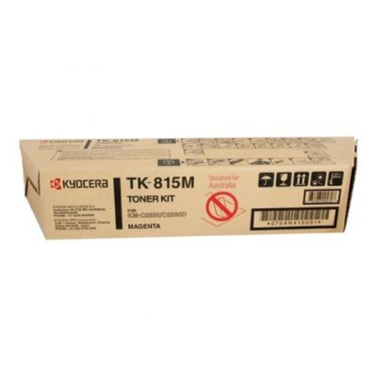 Kyocera TK-815M 370AN410 Kırmızı Orjinal Toner - KM-C2630 / C2630D T3421