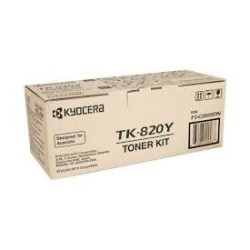Kyocera TK-820Y 1T02HPAEU0 Sarı Orjinal Toner - FS-C8100 T12341 Kyocera TK-820Y 1T02HPAEU0 Sarı Orjinal Toner - FS-C8100 T12341