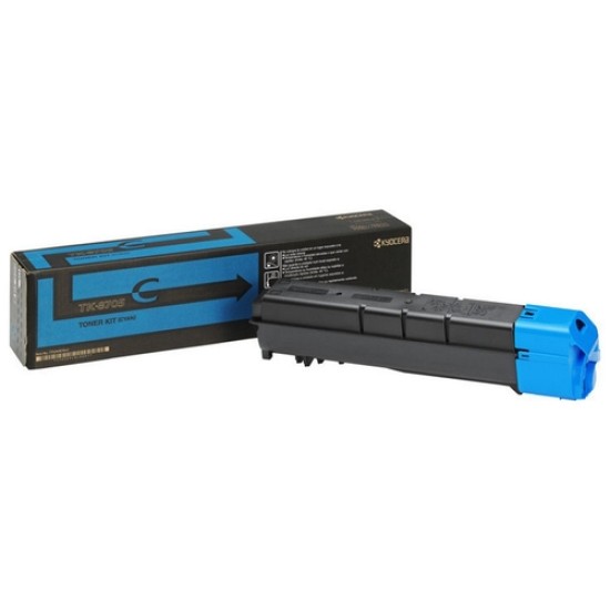 Kyocera TK-8705C 1T02K9CNL0 Mavi Orjinal Toner - TasKalfa 6550Ci / 7550Ci T17338