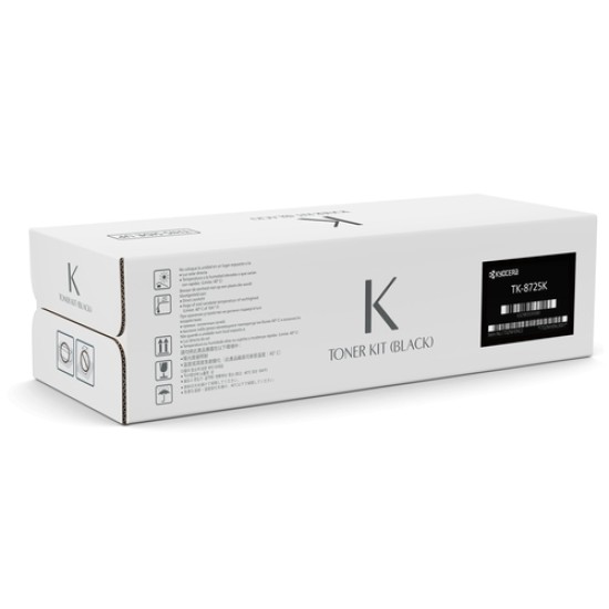 Kyocera TK-8725K 1T02NH0NL0 Siyah Orjinal Toner - TasKalfa 8052ci / 7052ci Kyocera TK-8725K 1T02NH0NL0 Siyah Orjinal Toner - TasKalfa 8052ci / 7052ci