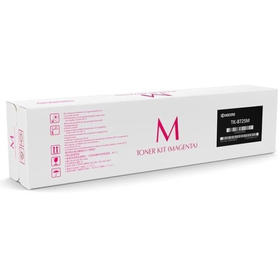 Kyocera TK-8725M 1T02NHBNL0 Kırmızı Orjinal Toner - TasKalfa 8052ci / 7052ci