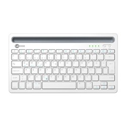 Lecoo BK100 Kablosuz Bluetooth Şarj Edilebilir Çoklu Cihaz ile Uyumlu Türkçe Q Klavye Beyaz Lecoo BK100 Kablosuz Bluetooth Şarj Edilebilir Çoklu Cihaz ile Uyumlu Türkçe Q Klavye Beyaz