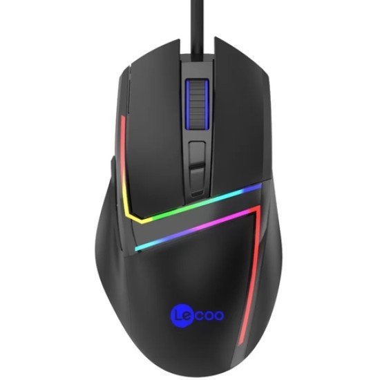 Lecoo MS106 Kablolu RGB LED Aydınlatmalı 3200DPI 7 Tuşlu Oyuncu Mouse Siyah Lecoo MS106 Kablolu RGB LED Aydınlatmalı 3200DPI 7 Tuşlu Oyuncu Mouse Siyah