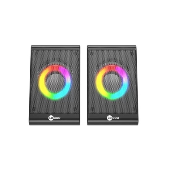Lenovo Lecoo DS100 1+1 RGB Aydınlatmalı Kablolu Stereo 6W Soundbar Masaüstü Siyah Hoparlör Lenovo Lecoo DS100 1+1 RGB Aydınlatmalı Kablolu Stereo 6W Soundbar Masaüstü Siyah Hoparlör