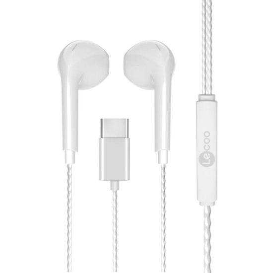 Lenovo Lecoo EH104C-W Type-C Beyaz Kulak İçi Mikrofonlu Kulaklık Lenovo Lecoo EH104C-W Type-C Beyaz Kulak İçi Mikrofonlu Kulaklık