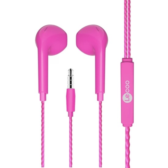 Lenovo Lecoo EH104PR 3.5mm Jacklı Pembe Kulak İçi Mikrofonlu Kulaklık Lenovo Lecoo EH104PR 3.5mm Jacklı Pembe Kulak İçi Mikrofonlu Kulaklık