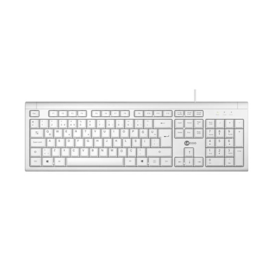 Lenovo Lecoo KB101 USB Kablolu Beyaz Türkçe Q Klavye Lenovo Lecoo KB101 USB Kablolu Beyaz Türkçe Q Klavye