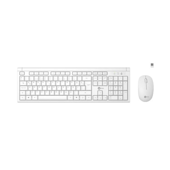 Lenovo Lecoo KW200 Kablosuz Beyaz Türkçe Q Klavye & Mouse Set Lenovo Lecoo KW200 Kablosuz Beyaz Türkçe Q Klavye & Mouse Set