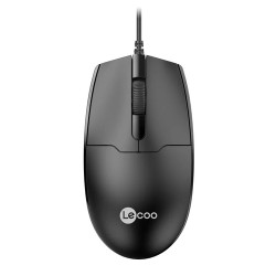 Lenovo Lecoo MS101 USB Kablolu 1200DPI 3 Tuşlu Siyah Optik Mouse