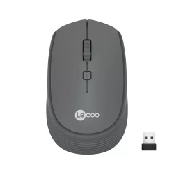 Lenovo Lecoo WS202 Kablosuz 1200DPI 4 Tuşlu Gri Optik Mouse