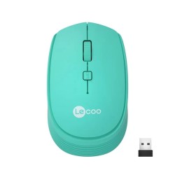 Lenovo Lecoo WS202 Kablosuz 1200DPI 4 Tuşlu Turkuaz Optik Mouse