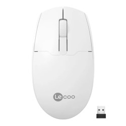 Lenovo Lecoo WS204 Kablosuz 1200DPI 3 Tuşlu Beyaz Optik Mouse