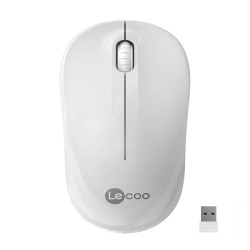 Lenovo Lecoo WS206 Kablosuz 1200DPI 3 Tuşlu Beyaz Optik Mouse