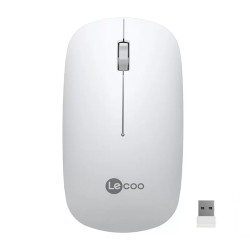 Lenovo Lecoo WS214 Kablosuz 1200DPI 3 Tuşlu Beyaz Optik Mouse