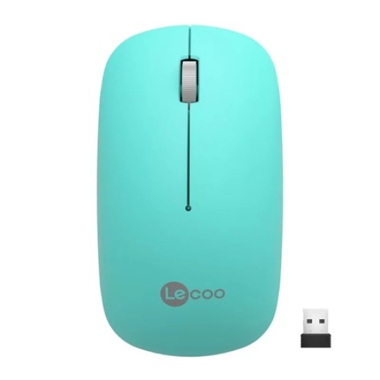 Lenovo Lecoo WS214 Kablosuz 1200DPI 3 Tuşlu Turkuaz Optik Mouse Lenovo Lecoo WS214 Kablosuz 1200DPI 3 Tuşlu Turkuaz Optik Mouse