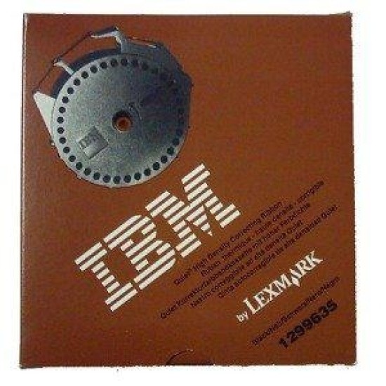 IBM / Lexmark 1299635 Orjinal Daktilo Şeridi T6262 IBM / Lexmark 1299635 Orjinal Daktilo Şeridi T6262