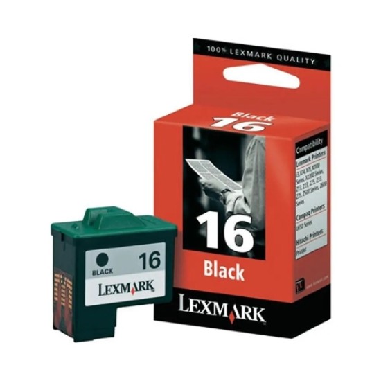 Lexmark 10N0016 16 Siyah Orjinal Kartuş Yüksek Kapasite - X1270 T2593 Lexmark 10N0016 16 Siyah Orjinal Kartuş Yüksek Kapasite - X1270 T2593