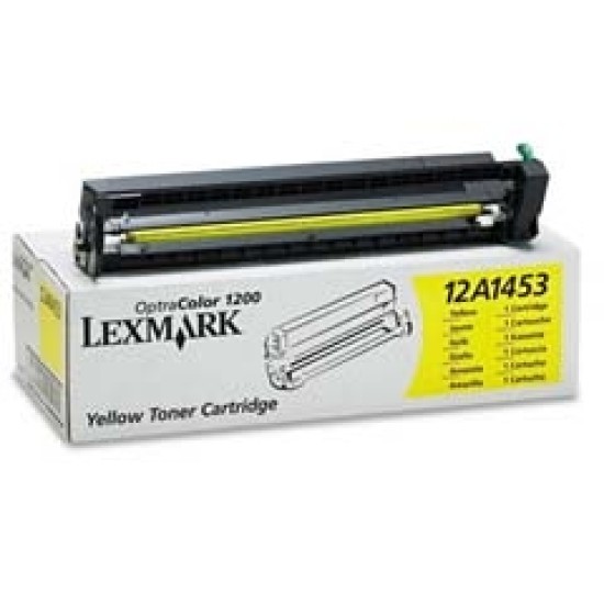 Lexmark 12A1453 Sarı Renkli Lazer Toner - 1200 / 1200M T5417 Lexmark 12A1453 Sarı Renkli Lazer Toner - 1200 / 1200M T5417