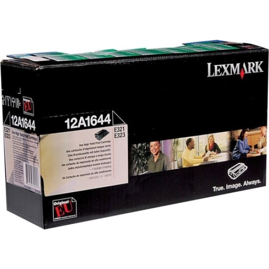 Lexmark 12A1644 Siyah Orjinal Toner - E-321 T17454 Lexmark 12A1644 Siyah Orjinal Toner - E-321 T17454