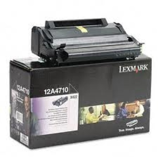 Lexmark 12A4710 Siyah Orjinal Toner - X422 T5491 Lexmark 12A4710 Siyah Orjinal Toner - X422 T5491