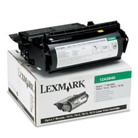 Lexmark 12A5840 Orjinal Siyah Toner - T610 / T612 T4496 Lexmark 12A5840 Orjinal Siyah Toner - T610 / T612 T4496
