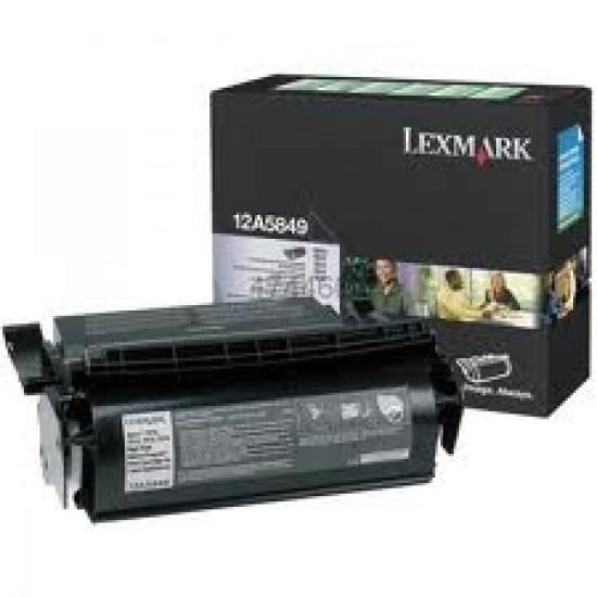 Lexmark 12A5849 Siyah Orjinal Toner Yüksek Kapasite - T610 / T612 T5404 Lexmark 12A5849 Siyah Orjinal Toner Yüksek Kapasite - T610 / T612 T5404